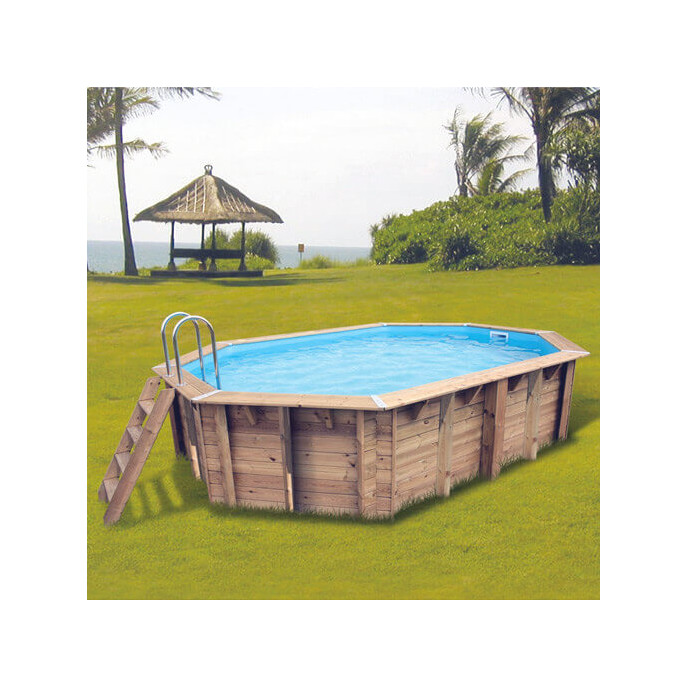 Piscine bois Azura 300 x 490 x H 120 cm