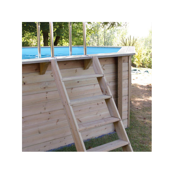 Piscine bois Azura 300 x 490 x H 120 cm