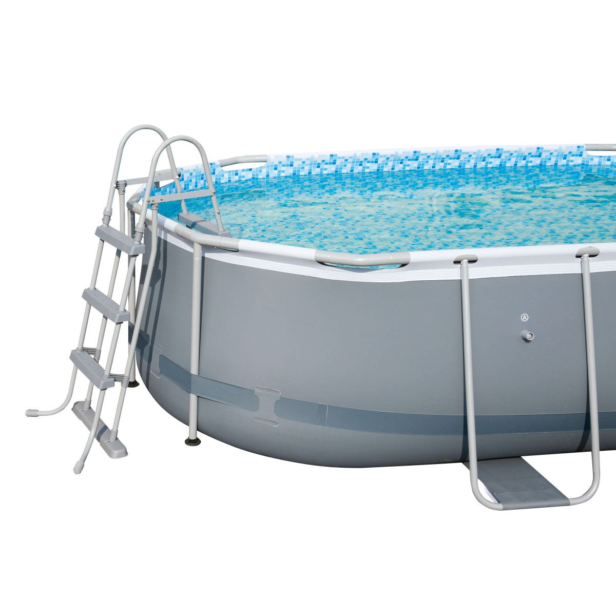 Piscine Bestway Power Steel Vista Ovale 427x250x100 Tressee