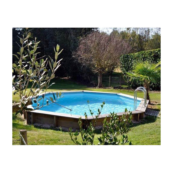 Piscine Bois Sunbay Violette ø 511 Cm Mypiscine