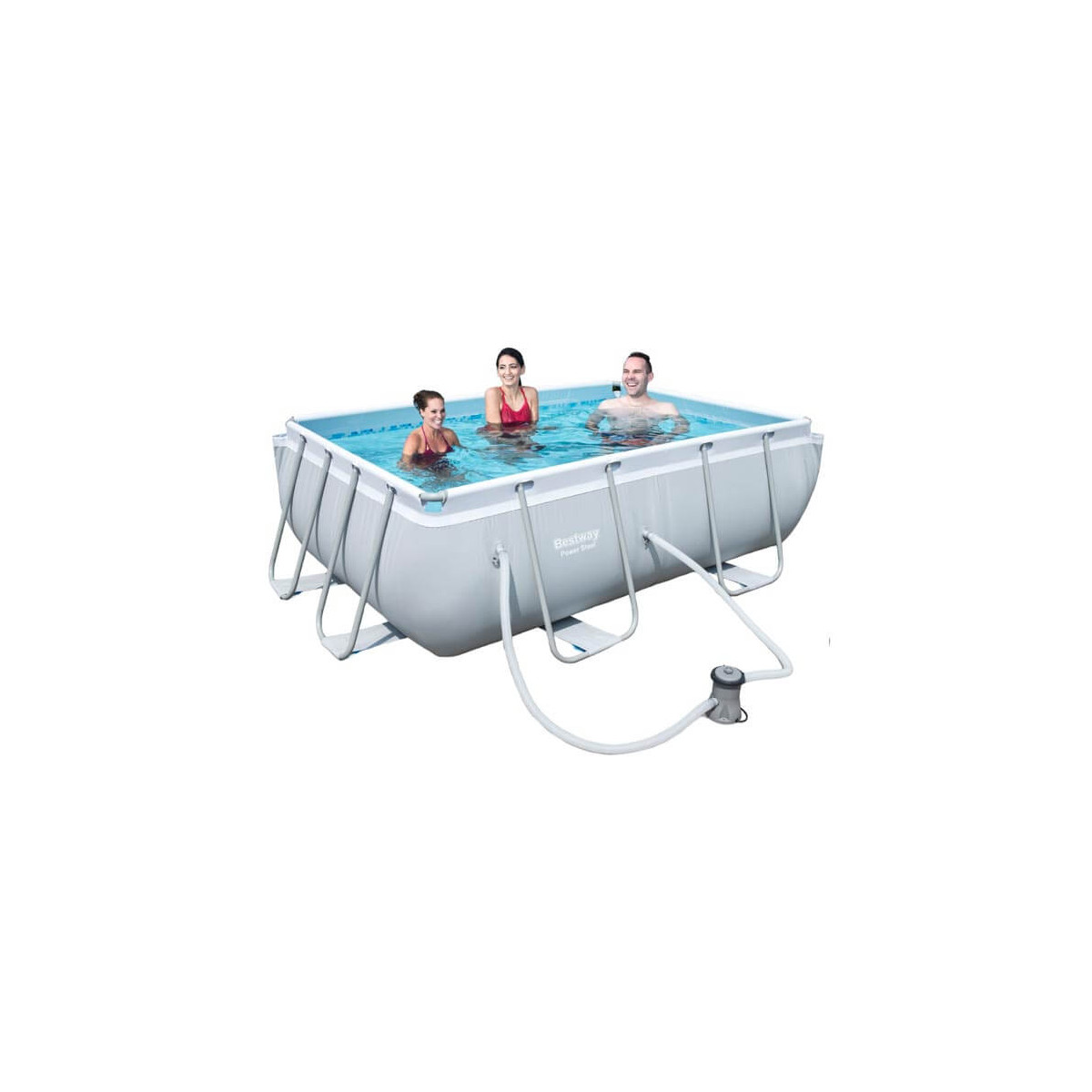 Piscine Tubulaire Bestway Power Steel 282 X 196 X H 84 Cm 56629