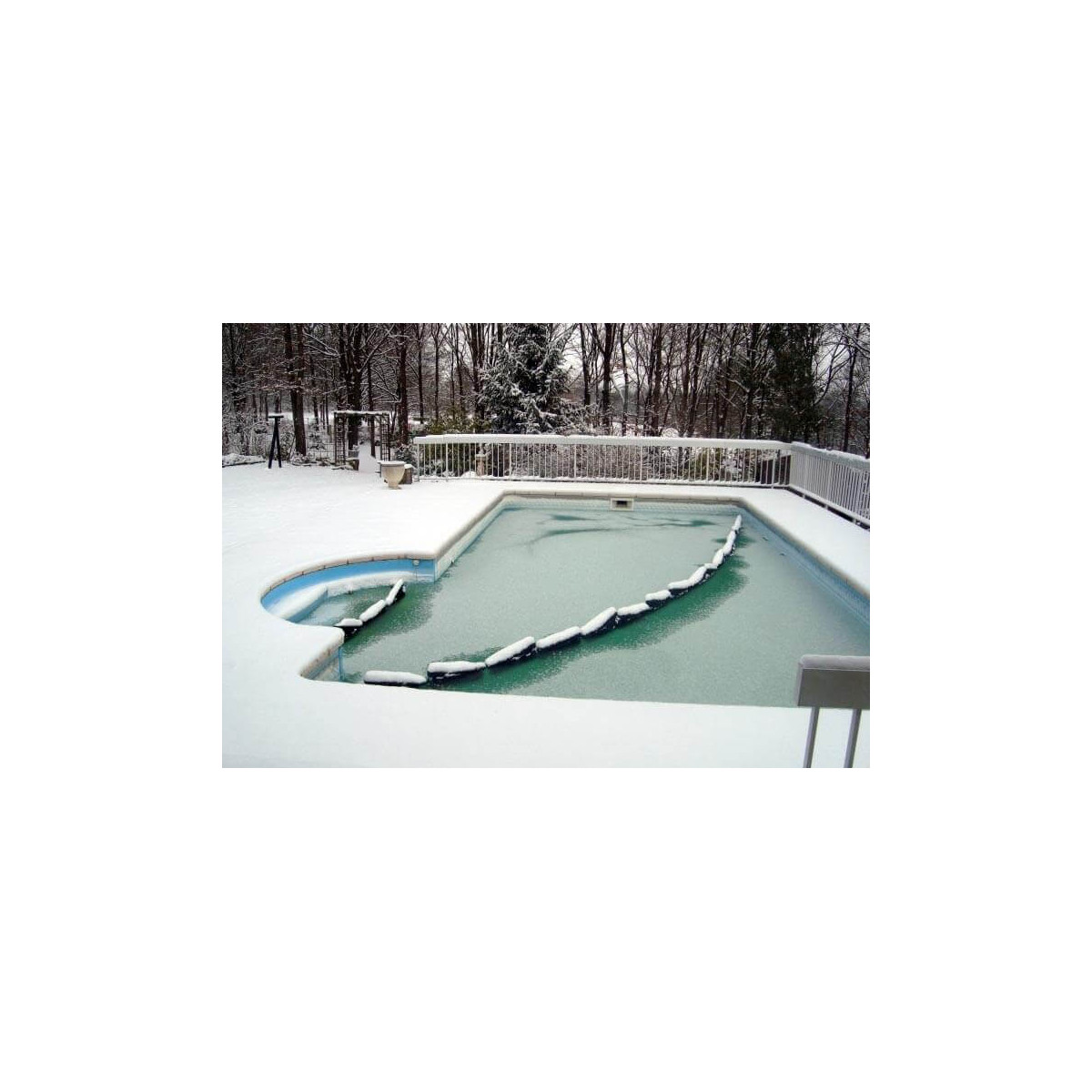 Pack Hivernage - Kit complet pour piscine de 9 m à 10 mx 5m avec 28  Flotteurs