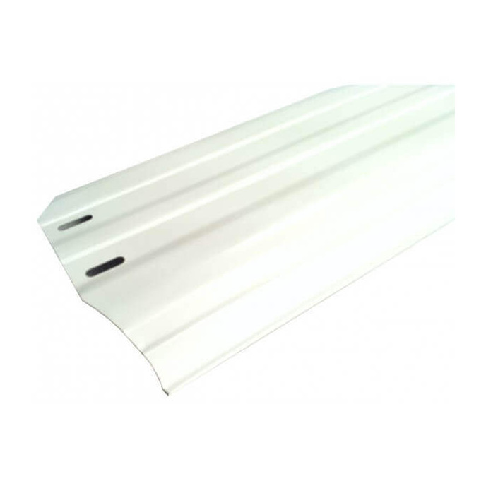 Margelle métallique Blanche 150x1400 mm - Lot de 10