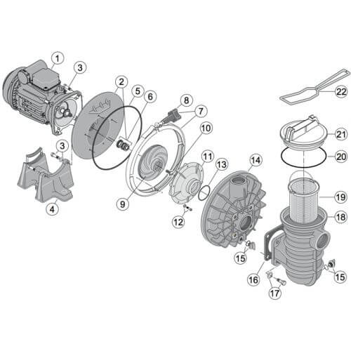 Turbine PPE 5P2R - 0,55 kW Mono (STA-RITE)