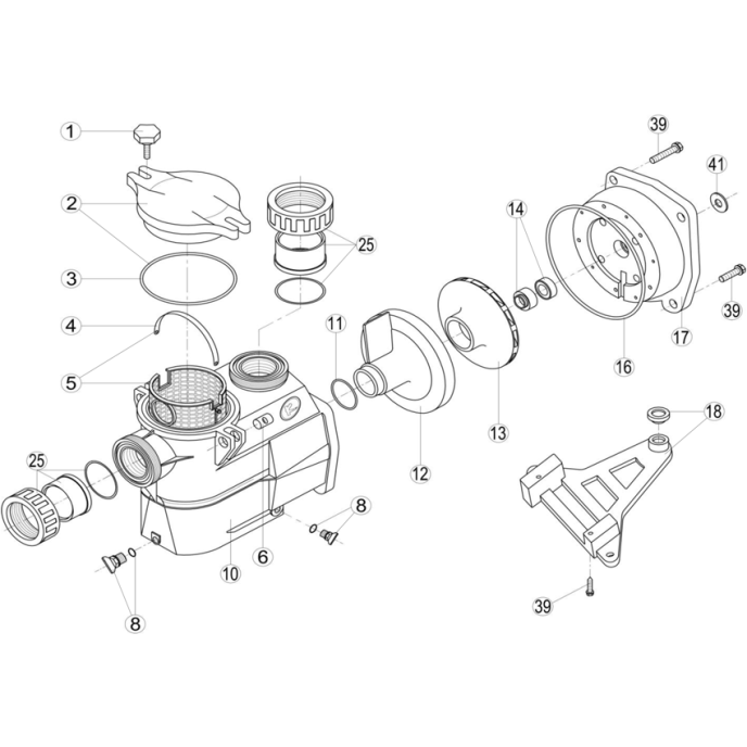 Vis de Couvercle (x2) PPE (Koral, Mini Kapri) - RKS 010.A (KRIPSOL)