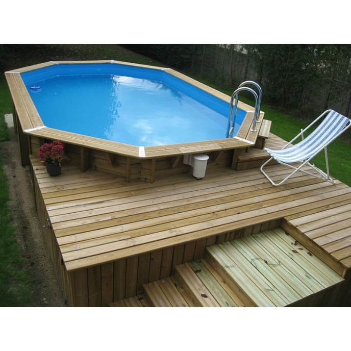 Piscine bois Azura 300 x 490 x H 120 cm