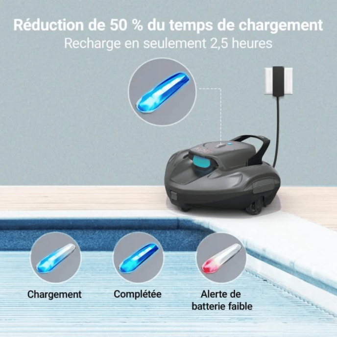 Robot Seagull 800B avec charge rapide