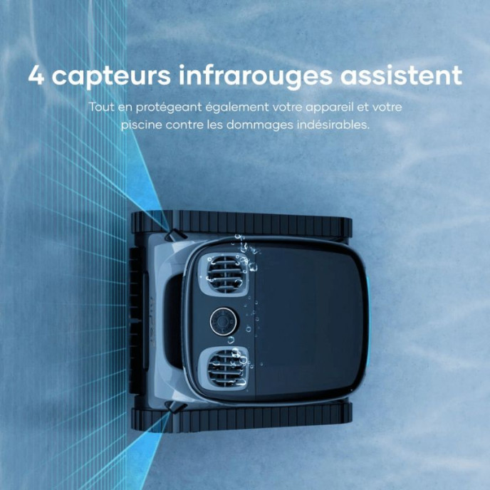 capteur infrarouge robot piscine sans fil aiper