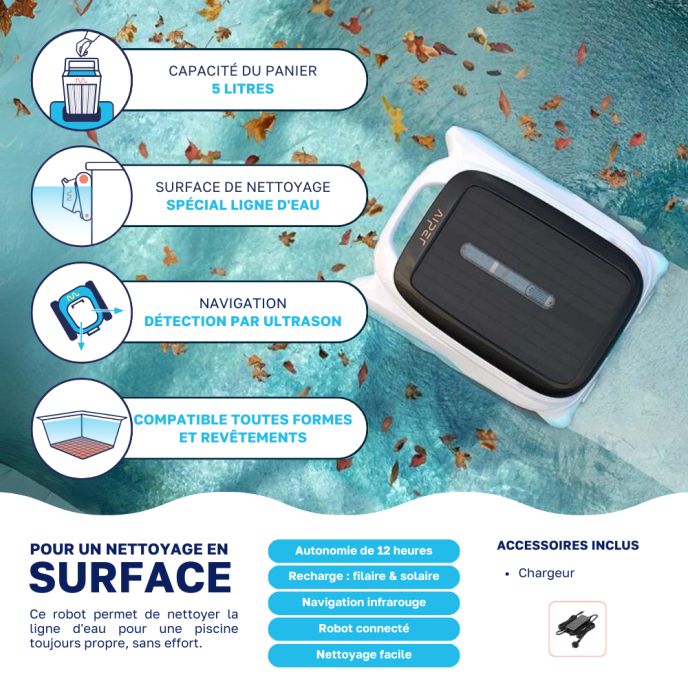 Robot de surface connecté Aiper Surfer