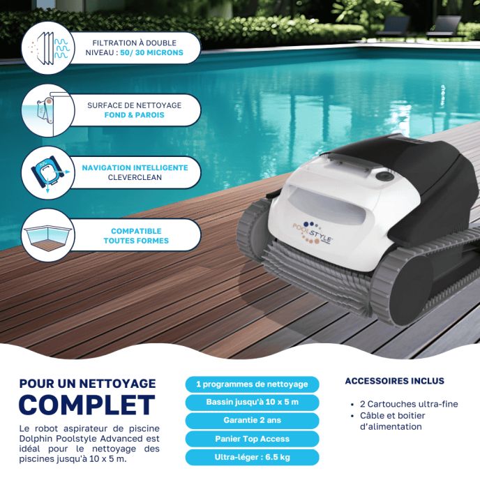 Robot piscine Dolphin Poolstyle Advanced