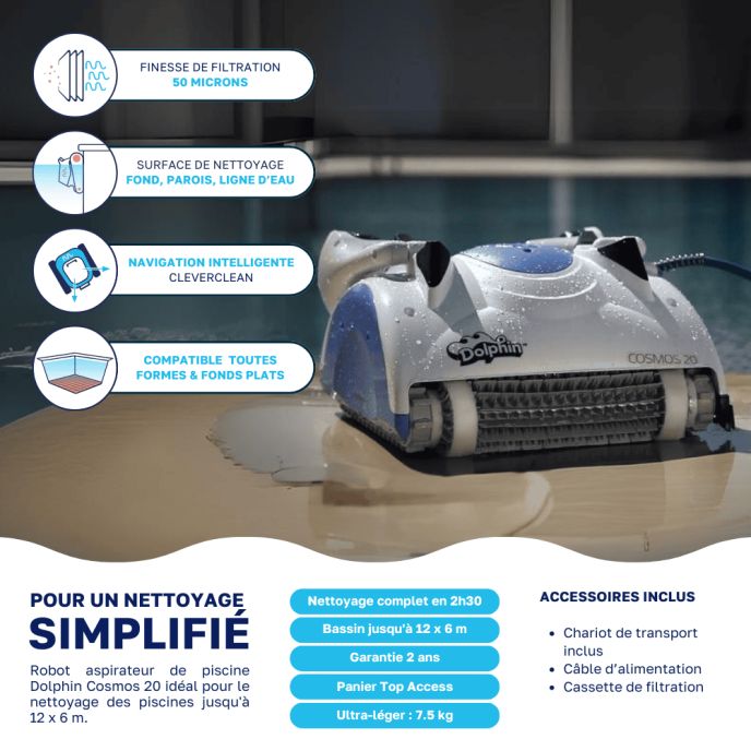 Robot piscine Dolphin Cosmos 20