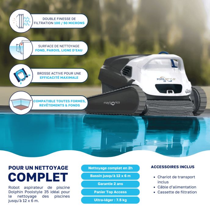 Robot piscine Dolphin Poolstyle 35