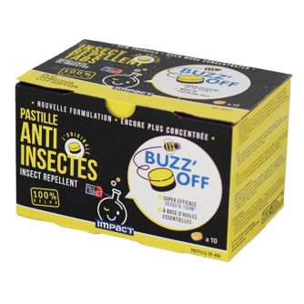 Pastille anti-insectes Impact BUZZ'OFF