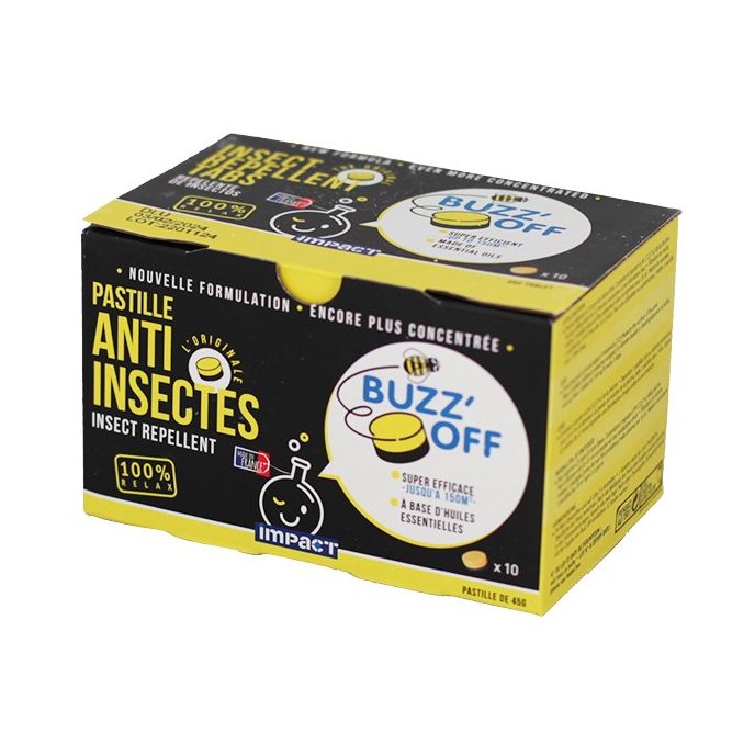 Pastille anti-insectes Impact BUZZ'OFF