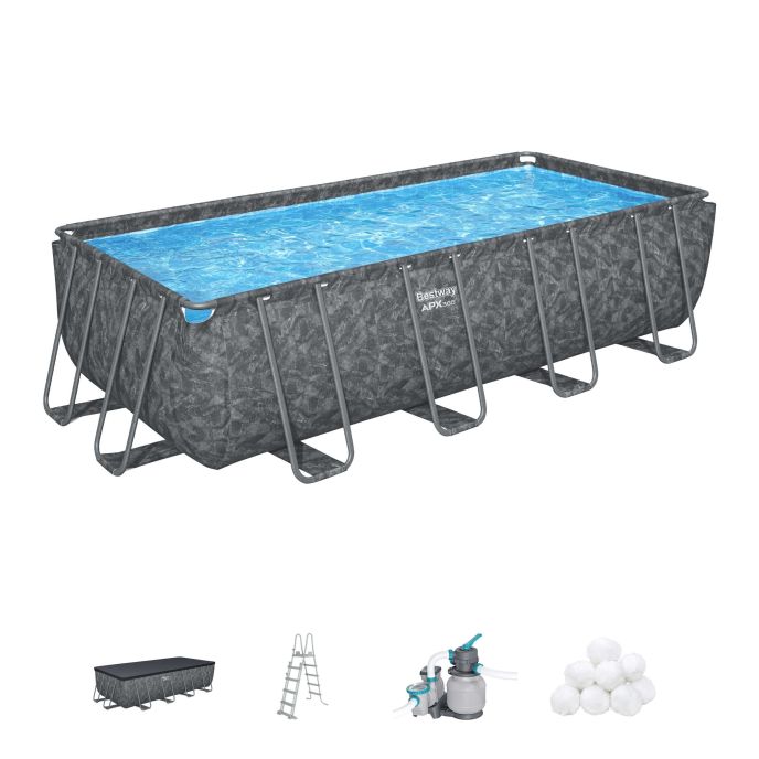 Piscine hors sol rectangulaire APX 365 5,49 m x 2,74 m x 1,32 m