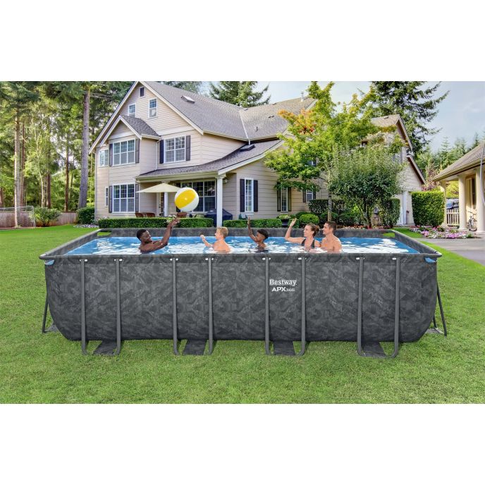 Piscine hors sol rectangulaire APX 365 5,49 m x 2,74 m x 1,32 m