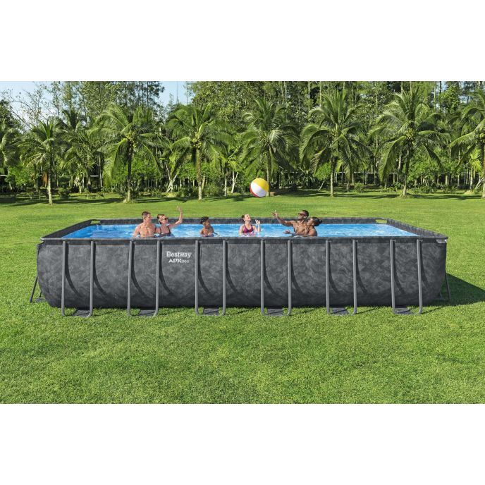 Piscine hors sol rectangulaire APX 365 7,32 m x 3,66 m x 1,32 m