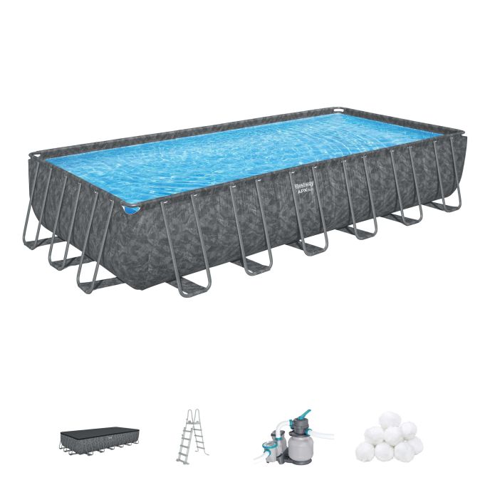 Piscine hors sol rectangulaire APX 365 7,32 m x 3,66 m x 1,32 m