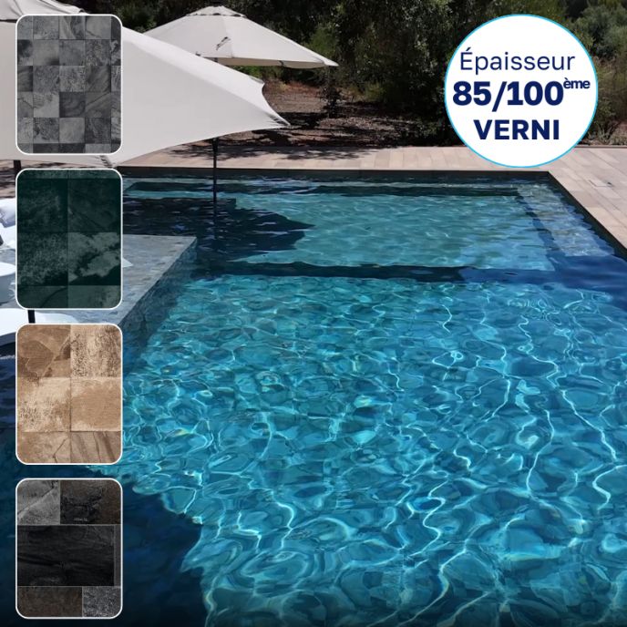 Liner piscine sur-mesure imprimé 85/100 VERNI