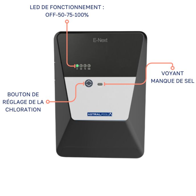 Électrolyseur E-Next 7 + Régulateur de pH