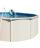 piscine hors sol acier blanc 1