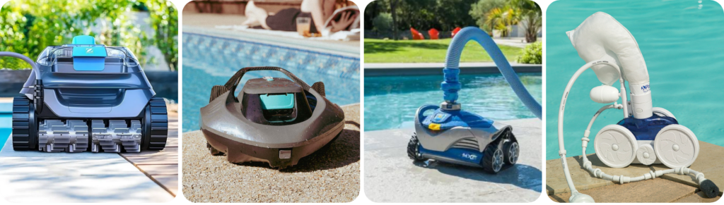 les différents types de robots de piscine